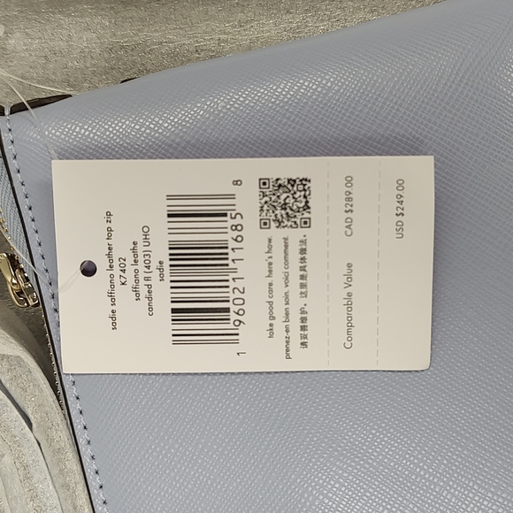 Kate Spade Candied Flower Blue Sadie Crossbody Set - Picture 8 of 11